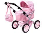 Puppenwagen BAYER "Trendy, Leopard", rosa, Puppenwagen, KinderB:41cm H:68cm T:67cm, Kunststoff, Metall, Stoff, Puppenwagen, mit Wickeltasche, B:41cm H:68cm T:67cm