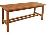 Gartenbank GARDEN PLEASURE "SANTA CLARA", braun, B:100cm H:42cm T:35cm, Holz, Sitzbänke, Gartenbank