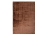 Teppich KAYOOM "Cross 425", braun, H:21mm Ø:120cm, Polyester, Teppiche, Teppich, Hochflor