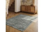 Teppich VIKOSA "Noemi", hellblau, B:160cm H:10mm L:230cm, Viskose, Teppiche, Teppich, Dezenter Glanz, Weich, Seidenoptik, Viskose, Wohnzimmer, Schlafzimmer