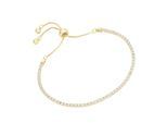 Armband SMART JEWEL "Tennisarmband, Silber 925", gold, Armbänder, Damen, onesize, Silber 925 (Sterlingsilber), Armband