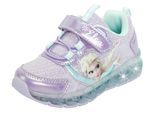 Sneaker DISNEY "FROZEN", Mädchen, Gr. 24, lila, Synthetik, Schuhe Sneaker, mit cooler Blinkfunktion