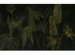 Fototapete KOMAR "Digitaldruck Vlies - Darkest Green - Größe 400 x 250 cm", bunt, B:4m H:2,5m L:0,01m, Vlies, Tapeten, Wohnzimmer, Schlafzimmer