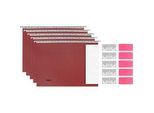 Biella Hängemappen-Set Original, A4 25 cm, rot