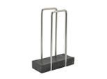 Aquanova Ordnungssystem Hammam, Grau, Dunkelgrau, Stein, 17x24.5x7.5 cm, Badaccessoires, Waschplatzzubehör, Seifenschalen