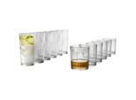 Nachtmann Gläserset Aperitivo, Klar, Glas, 12-teilig, 28.1x24.5x28.1 cm, Made in Germany, Essen & Trinken, Gläser, Gläser-Sets