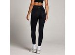 MP Damen Tempo Nahtlos Scrunch Leggings - Schwarz - L