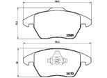 BREMBO Bremsensatz, Scheibenbremse Bremsensatz-Vorn und Hinten sg00000eip Vorderachse voll 290mm 26mm für Citroën Peugeot DS (CAPSA)