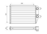 VALEO Wärmetauscher, Innenraumheizung 811514 für Fiat Vaughall
