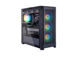 COUGAR Gaming-PC "DUOFACE PRO BK 7937 AMD Ryzen 5 9600X 32GB DDR5 1TB SSD RTX 5060", bunt (schwarz), Microsoft Windows 11 Home (64 Bit), 32 GB RAM 1.000 GB SSD, Desktop-PCs, Windows 11, DDR5 RAM, Wasserkühlung