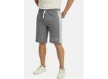 Jogginghose JAN VANDERSTORM "Doppelpack Jogginghose HARAL", Herren, Gr. XL, N-Gr, grau (grau dunkelblau), Obermaterial: 100% Baumwolle CO., Hosen Jogginghose