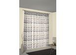 Vorhang WIRTH "Berlare" Gr. 3, braun, B:132cm H:225cm, Jacquard, Baumwolle, Polyester, Gardinen, Vorhang