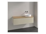Villeroy und Boch Antao Waschtisch-Unterschrank L34011HJ 120x36x50cm, Waschbeckenplattenfarbe honey oak, silk grey matt lacquer