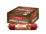 Fleischeslust Nassfutter Hund Senior Huhn/Rind Wurst 6x800g