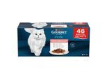 GOURMET PERLE Nassfutter Katze, Adult, Erlesene Streifen 48x85g