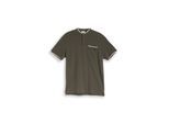 TOM TAILOR Herren Poloshirt mit Brusttasche, grün, Meliert, Gr. M