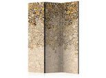 artgeist , Braun, Beige , Holz, Kunststoff, Textil , Kiefer , massiv , Schmetterling , 135x172x3 cm , Motiv auf Vorder- und Rückseite, Akustikschaumstoff , Kleinmöbel, Paravents