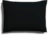 Kissenbezug SCHLAFGUT "EASY JERSEY Kissenhülle 100% Baumwolle, weicher Edel-Jersey, bügelfrei", schwarz (off, schwarz), B:60cm L:80cm, Jersey, Obermaterial: 100% Baumwolle, Kissenbezüge, Kissenbezug, mit farblich angepasstem Reißverschluss, pflegeleicht, formstabil
