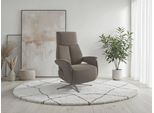 TV-Sessel SIT & MORE "TV Lazy", taupe, B:75cm H:115cm T:85cm, 98% Polyester 2% Polyamid, Sessel, zur Auswahl mit Herz-Waage-Position