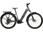 E-Bike KROSS "Influx Hybrid SUV 2.0 16,7Ah / BOSCH 600 Wh 29" grau 9 Gänge 2026" Gr. 41, grau, schwarz, Elektrofahrräder, 41cm, 29 Zoll (73,66cm), BOSCH PERFORMANCE LINE PX 36 V/250 W, Mittelmotor