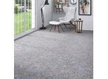 Teppichboden OTTO HOME "Caio, Schlinge, Gesamthöhe 8 mm", grau blau, B:400cm L:300cm, Kunstfaser, Teppiche, meliert, Breite 400 cm, strapazierfähig, Wohnzimmer, Schlafzimmer