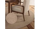 Wollteppich TED BAKER "Croom, auch in rund", beige, H:10mm Ø:200cm, Wolle, Teppiche, Wolle, Natur, Handgewebt, Wohnzimmer, Schlafzimmer, Modern, Skandi