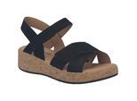 Sandale JOSEF SEIBEL "Evita 03, schwarz", Damen, Gr. 40, schwarz, Obermaterial: 100% Rindsleder Leather cow., Schuhe Sandale