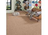 Teppichboden OTTO HOME "Fortis, Schlinge, Gesamthöhe 5 mm, Made in Netherlands", braun (nougat), B:400cm L:300cm, Kunstfaser, Teppiche, Teppichboden, meliert, Breite 400 cm, strapazierfähig, Wohnzimmer