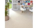 Teppichboden OTTO HOME "Fortis, Schlinge, Gesamthöhe 5 mm, Made in Netherlands", beige, B:400cm L:375cm, Kunstfaser, Teppiche, Teppichboden, meliert, Breite 400 cm, strapazierfähig, Wohnzimmer