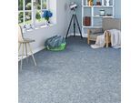 Teppichboden OTTO HOME "Caio, Schlinge, Gesamthöhe 8 mm", blau, B:400cm L:275cm, Kunstfaser, Teppiche, Teppichboden, meliert, Breite 400 cm, strapazierfähig, Wohnzimmer, Schlafzimmer