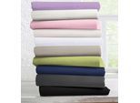 Spannbettlaken BELLANA "Melone TOPPER 100% Baumwolle, Jersey 125 g/m², bügelfrei", weiß, L:200cm, Mako-Jersey, Obermaterial: 100% Baumwolle, Bettlaken, Spannbettlaken, reine Baumwolle, für Matratzen bis 10 cm Höhe, Spannbetttuch