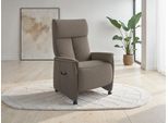 TV-Sessel SIT & MORE "Cremona Comfort", taupe, B:76cm H:112cm T:84cm, 98% Polyester, 2% Polyamid, Sessel, TV-Sessel, wahlweise manuell oder elektrischer Funktion mit Akku