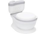 Töpfchen FILLIKID "Mini Toilette Marlin, grau/weiß", Baby, grau (grau, weiß), Kunststoff, Töpfchen Töpfchen, mit Soundeffekt
