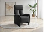 TV-Sessel SIT & MORE "Cremona Comfort", schwarz, B:76cm H:110cm T:84cm, Sessel, TV-Sessel, wahlweise manuell oder elektrischer Funktion mit Akku