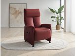 TV-Sessel SIT & MORE "Cremona Comfort", merlot, B:76cm H:119cm T:84cm, Sessel, TV-Sessel, wahlweise manuell oder elektrischer Funktion mit Akku