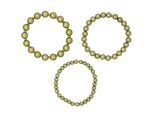 3 Damen Armbänder in Perlen-Form