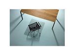 Bodenschutzmatte Ecogrip® Solid-RS Office Products, für Teppichböden, Ankernoppen, rutschfest & schwer entflammbar, 900 x 1200 mm, PC & PUR, transparent
