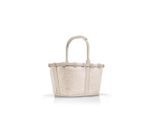 Reisenthel Einkaufskorb Carrybag XS teddy sand, Beigebraun, Textil, 5 L, 33.5x18x19.5 cm, Freizeit, Koffer & Taschen, Einkaufskörbe