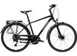Trekkingrad KROSS "Trekkingrad Trans 7.0 schwarz 20 Gänge" Gr. 48, schwarz (schwarz, schwarz), Fahrräder, Herren, 48cm, 28 Zoll (71,12cm) hinten: 28 Zoll (71,12cm), Trekkingrad
