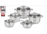 Topf-Set ELO BASIC "Galactica", silber, Töpfe, Topf-Set, Induktion