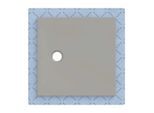 Geberit CleanFloor30 Duschfläche 551002291 bodeneben, mit Dichtvlies, 80 x 80 cm, grau / matt