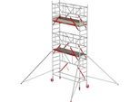 Altrex Fahrgerüst RS TOWER 41 schmal mit Safe-Quick®, Holzplattform, Länge 1,85 m, Arbeitshöhe 6,20 m