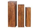 Blumentischset "WL1.566" , 3 - er Set , aus Sheesham