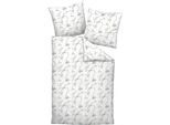 Bettwäsche JANINE "MILANO 45132 09 155x200,80x80", multicolor, B/L: 135cm x 200cm, 1 Stk., 1 Stk., Mako-Satin, B/L: 80cm x 80cm, Mako-Satin, Obermaterial: 100% Baumwolle, Bettwäsche, Bettwäsche, mit Reißverschluss