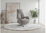 TV-Sessel SIT & MORE "TV Lazy", grau, B:75cm H:117cm T:85cm, 100% Polyester, Sessel, mit Herz-Waage-Positon und 3 Motoren