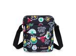 Schultertasche EASTPAK "ARCADE MINI BAG", Damen, Gr. B/H/T: 18,5cm x 21,5cm x 5cm, schwarz, team nba, Polyester, Taschen Schultertasche, Mini Bag, Messenger Bag, Basketball NBA