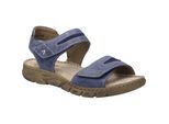 Sandale JOSEF SEIBEL "Brenda 08, dunkelblau", Damen, Gr. 36, blau (dunkelblau), Obermaterial: 100% Rindsleder Leather cow., Schuhe Sandale