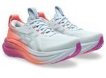 Laufschuh ASICS "GEL-NIMBUS 28", Damen, Gr. 38, bunt (sky, digital sakura), Synthetik, Schuhe Laufschuh