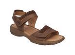 Sandale JOSEF SEIBEL "Debra 19, braun", Damen, Gr. 41, braun (castagne, kombi), Obermaterial: 100% Rindsleder Leather cow., Schuhe Sandale