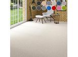 Teppichboden OTTO HOME "Zephyra, Schlinge, Gesamthöhe 8 mm, Made in Netherlands", beige (creme), B:400cm L:450cm, Kunstfaser, Teppiche, Teppichboden, Uni Farben, Breite 400 cm, strapazierfähig, Wohnzimmer, Schlafzimmer